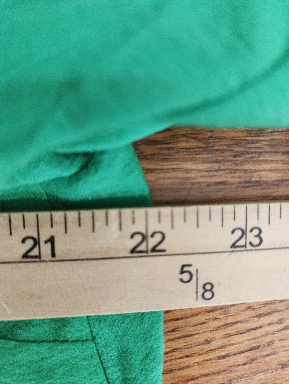 Umgee Bright Green Top with Floral Trim - Picture 4 of 6